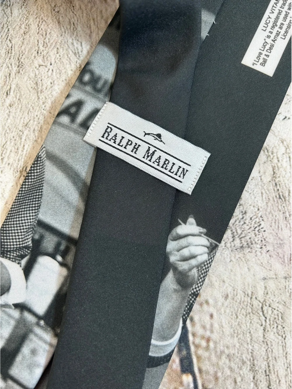RALPH MARLIN & CO Men’s I Love Lucy - Vitameatavegamin Necktie